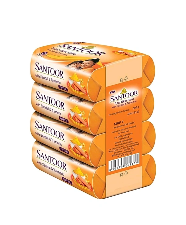 Santoor Soap - 4×125g