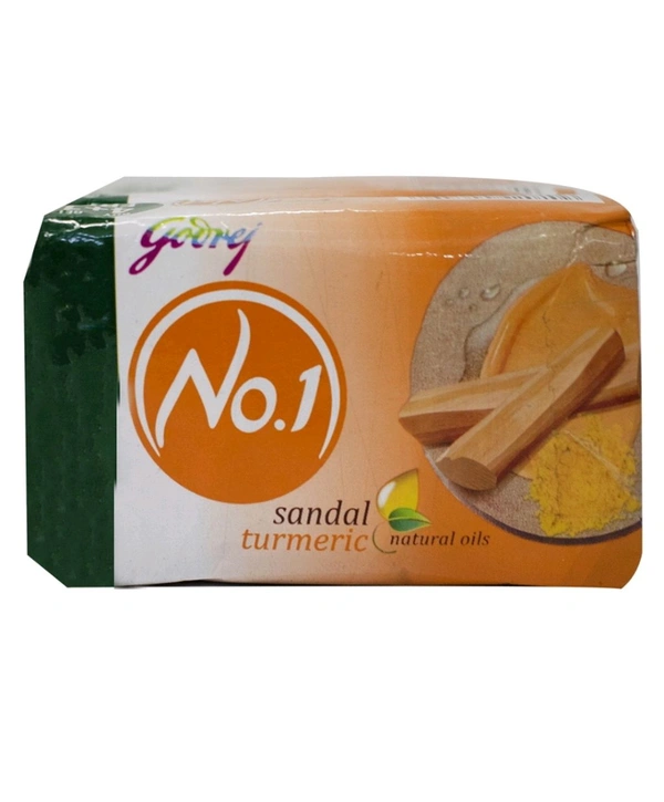 Godrej No. 1 Sandal & Turmeric Soap  - 5×100g