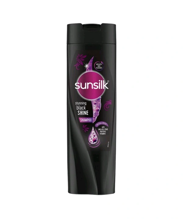 Sunsilk Stunning Black Shine Shampoo  - 340ml