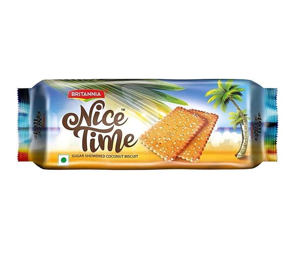 Britannia Nice Time Coconut Biscuits - 143g