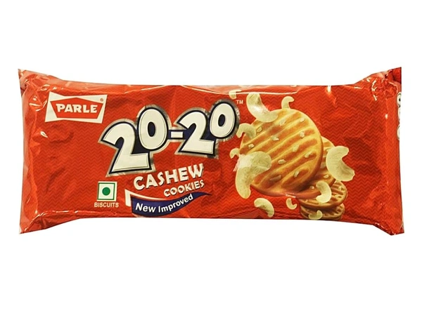 Parle 20-20 Cashew Cookies - 150g