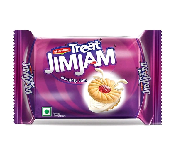 Britannia Jim Jam Cream Biscuits - 138g