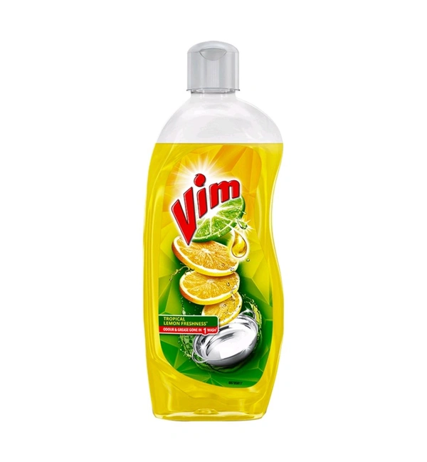 Vim Dishwash Liquid Gel - Lemon Bottle  - 250ml