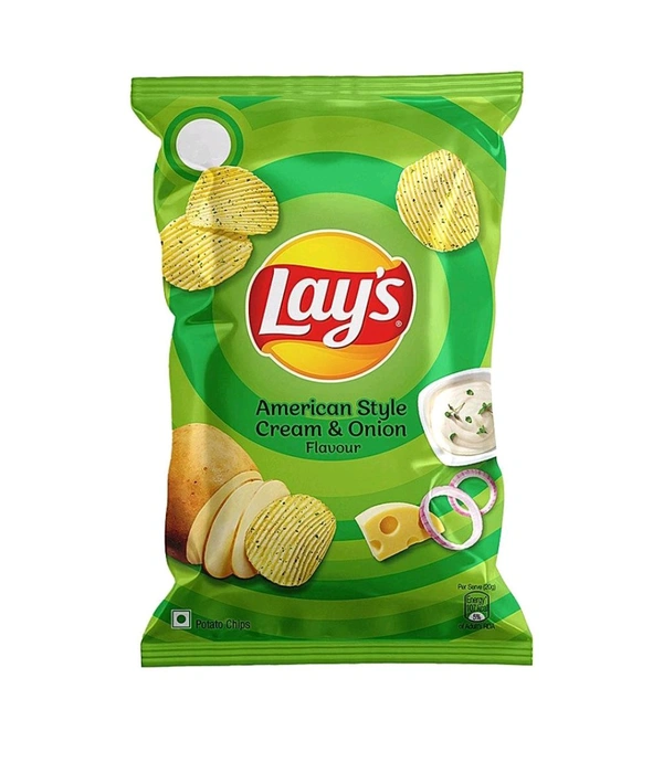Lay's American Cream & Onion Potato Chips - 28g