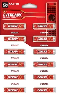 Eveready Red AAA  Batteries