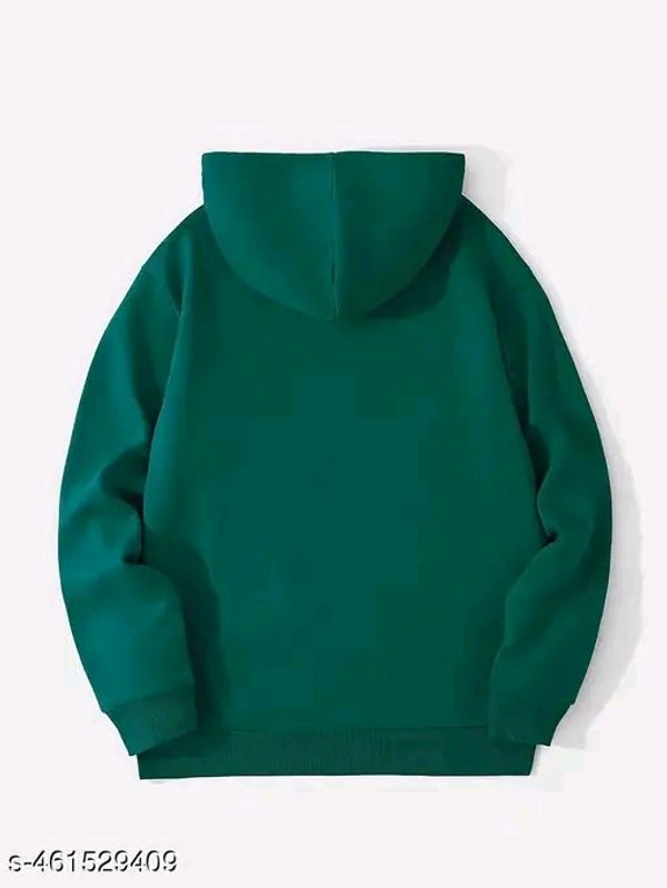 Men's Cotton Hoodie Sweatshirt Green pack of 1 | Full Sleeve Hooded Neck Winter Wear for Men - Teal, XL