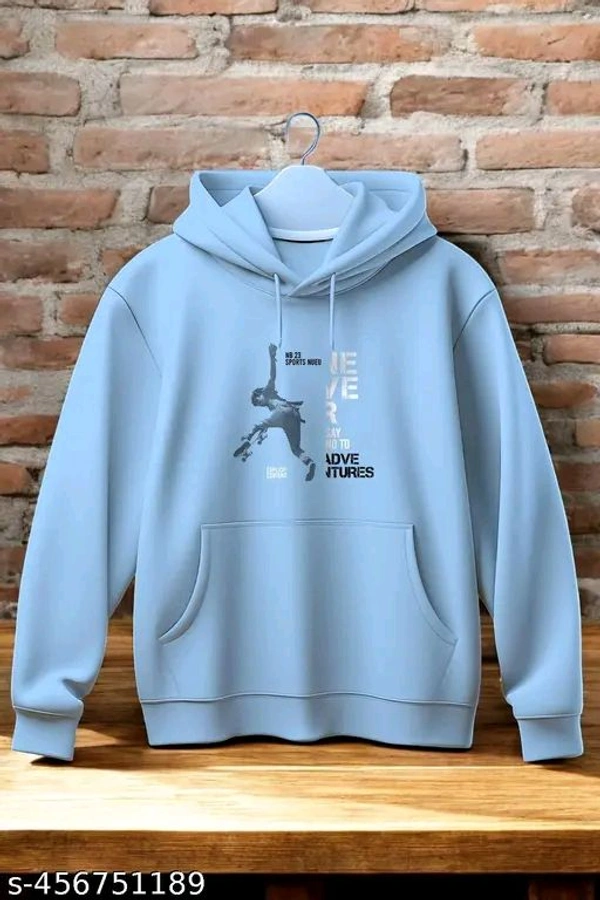 MENS HOODIE || Sweatshirt for Unisex || Unisex Hoodie || COTTON WARM SWEATSHIRT || ROUND NECK || PRINTED HOODIE || - Java, S