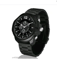 Men Analog Watch - Black, Free