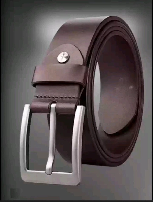 Men Genius Leather Belt  - Carnaby Tan, Free