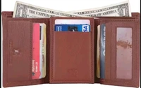Men Triple Wallet - Brown