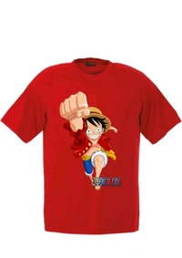 Boys Oversize Tshirt - Red, S Size