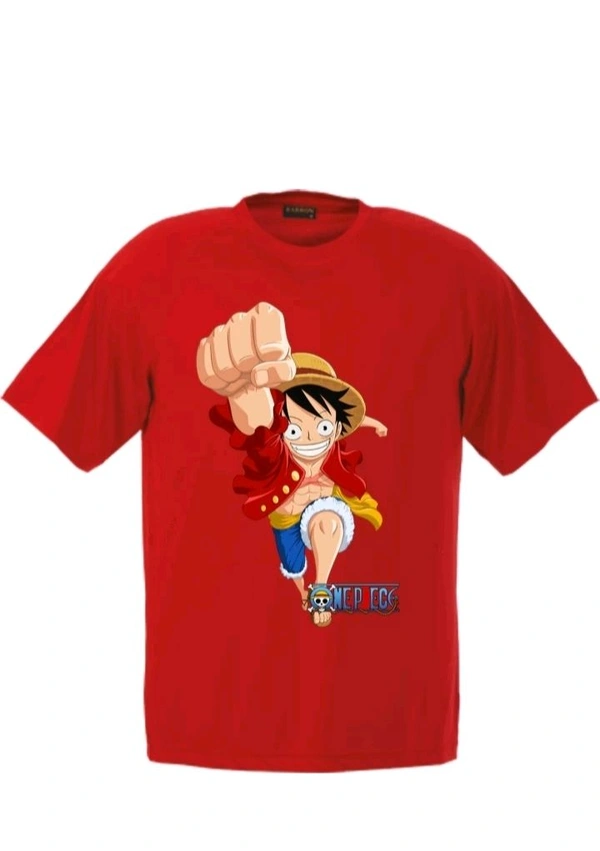Boys Oversize Tshirt - Red, S Size