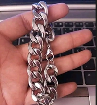 Men Silver Crub Bracelet  - Mercury, Free Size