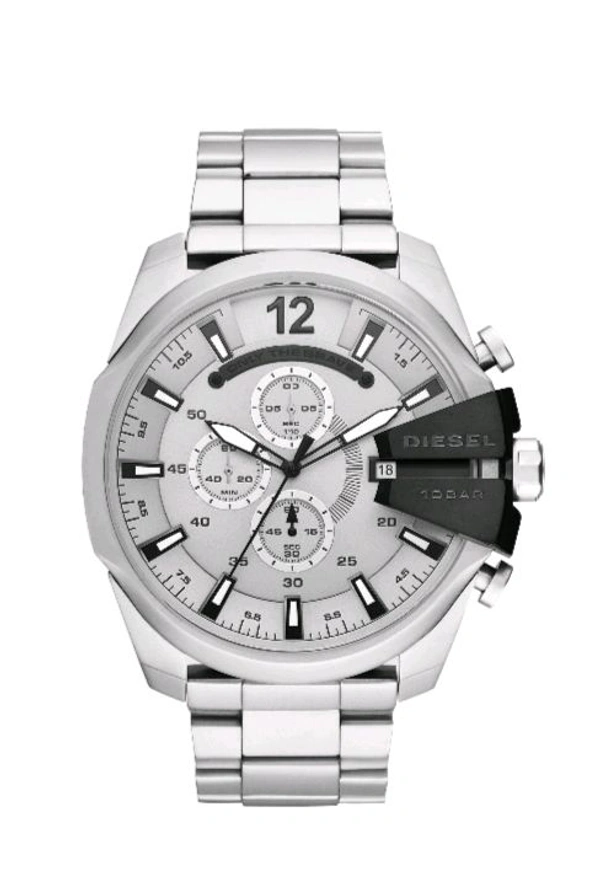 Men Analog Chain Watch - White, Free Size