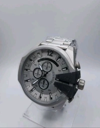 Men Analog Chain Watch - White, Free Size