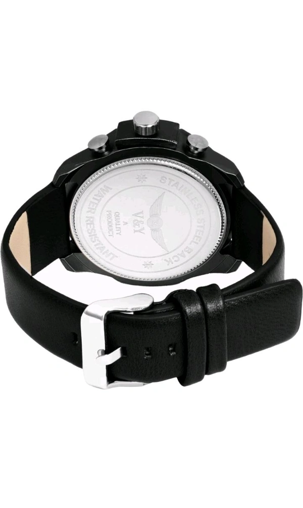 Men Belt Analog Watch - Black, Free Size