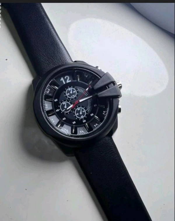 Men Belt Analog Watch - Black, Free Size