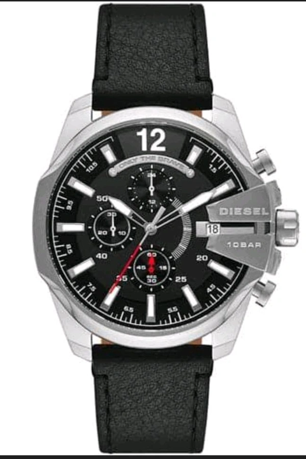Men Strap Analog Watch - Silver, Free Size