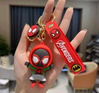 Spider Man Keychain - Red Orange