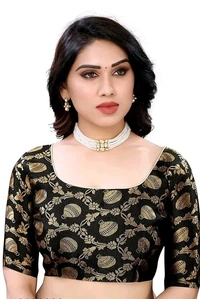 Sana Silk Saree With Blouse - Free Size