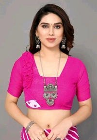 Women Georgette Floral Printed Saree  - Free Size