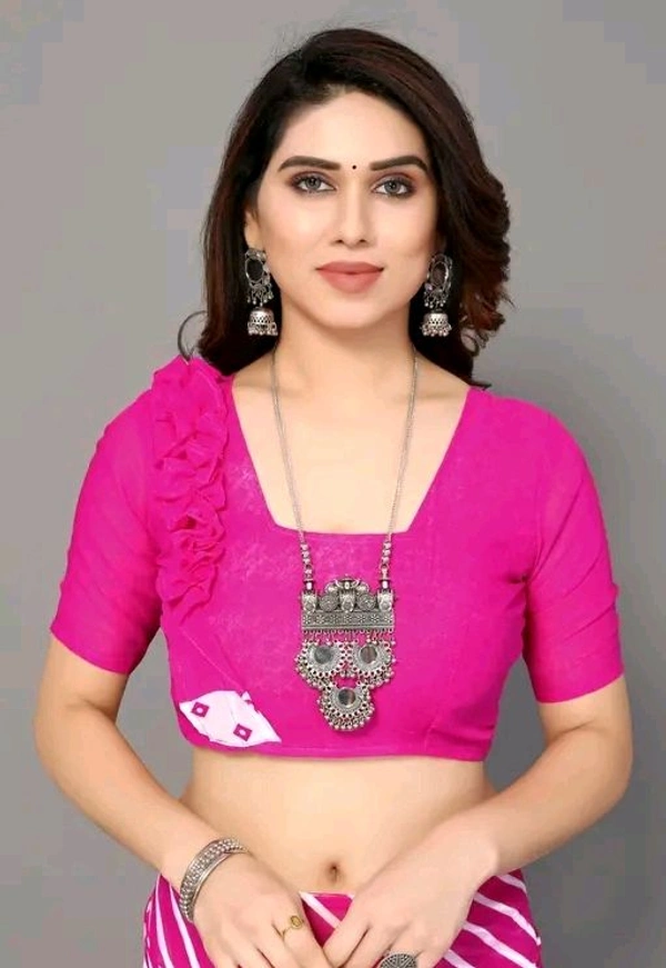 Women Georgette Floral Printed Saree  - Free Size