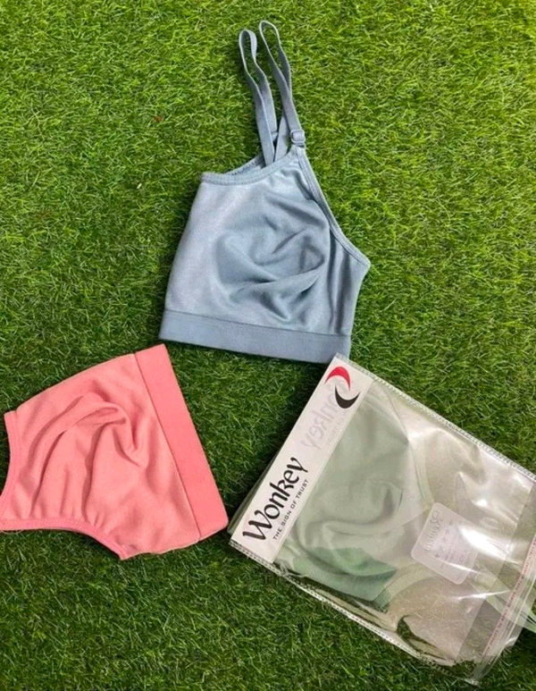 NON PADDED COTTON BRA PACK OF 3 - 32A