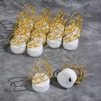 Set of 12 Multicolor Flameless Heart Candles for Decoration
