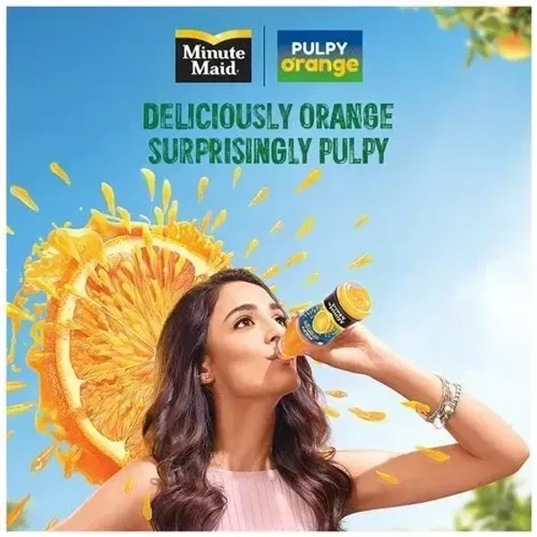 Minute Maid Pulpy Orange Juice, 1 L Pet Bottle