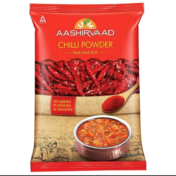 Aashirvaad Chilli Powder, Red Hot Chilli Powder with No Added Flavours and Colours - 200 G