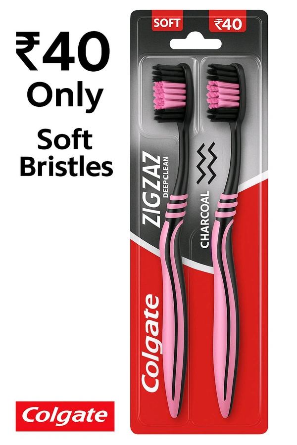 Colgate Brush Zigzag  ( Pack of 2 ) 