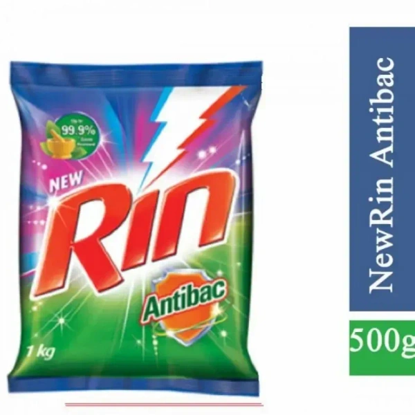 rin antibac detergent powder 500 G - 500 G