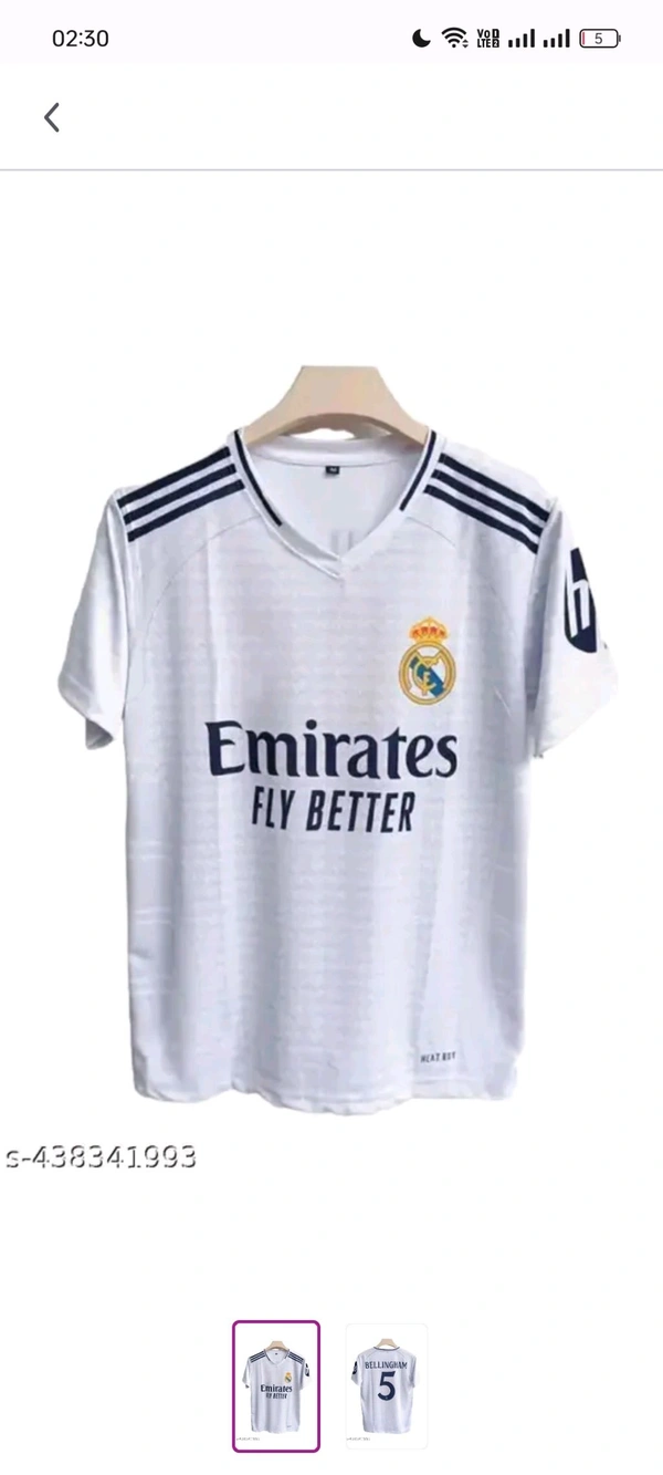 Reald Madrid 24/25 Jersey | Bellingham Edition  - M