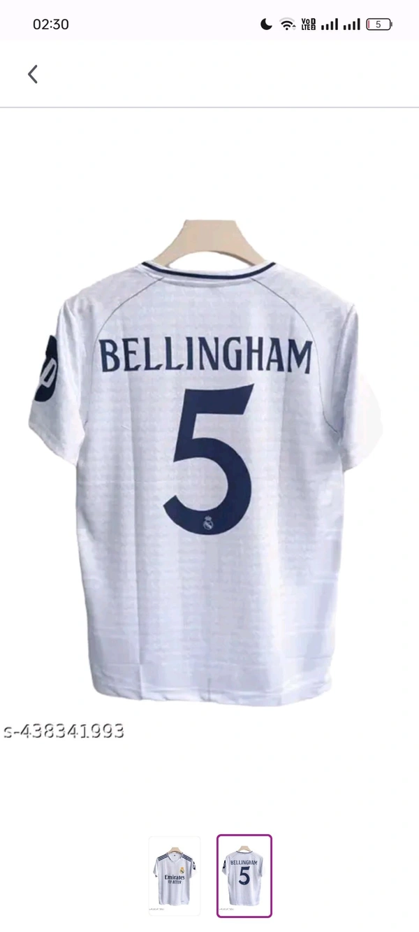 Reald Madrid 24/25 Jersey | Bellingham Edition  - M