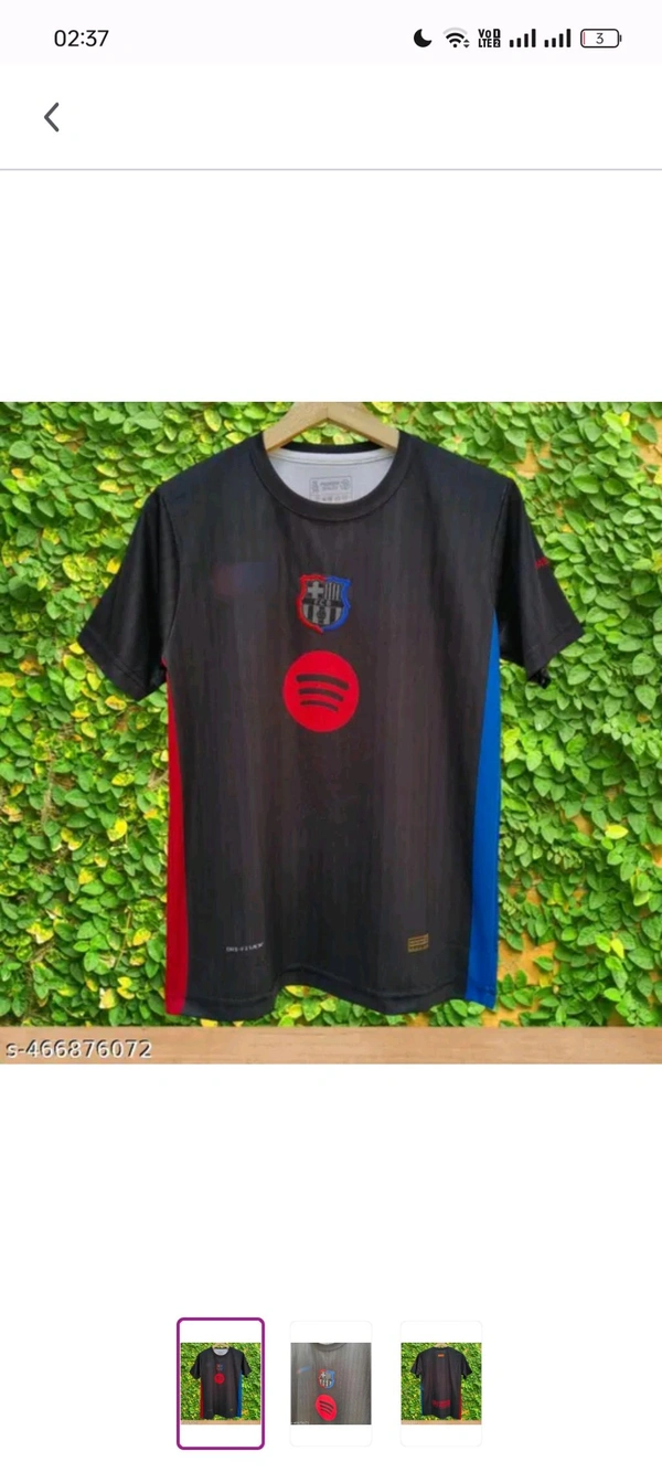 Barcelona 24/25 Away Jersey | Fan Edition  - S