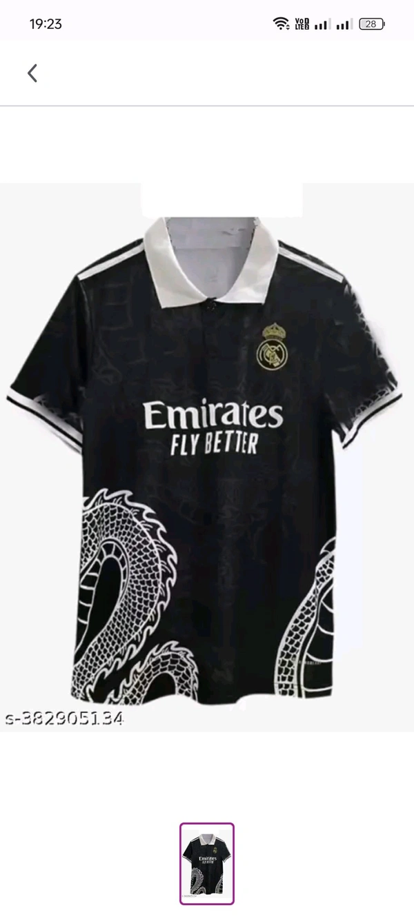 Real Madrid Black Dragon | Fan Edition - M