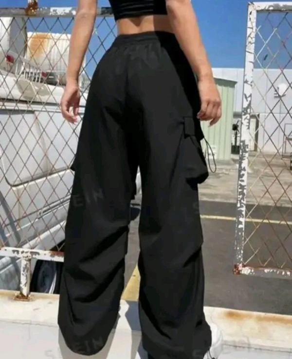 Black Cargo For Women | Casual Wear - XL