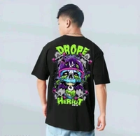 Black Oversized Tshirt - M
