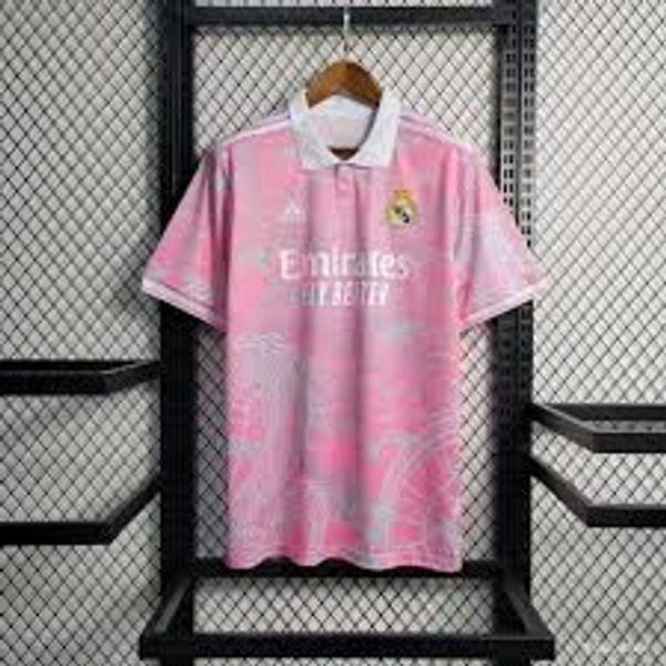 Real Madrid White And Pink Dragon combo - Text Us
