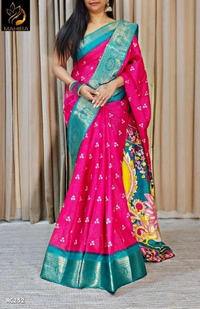 Fabric Saree- soft Dolee  - Free