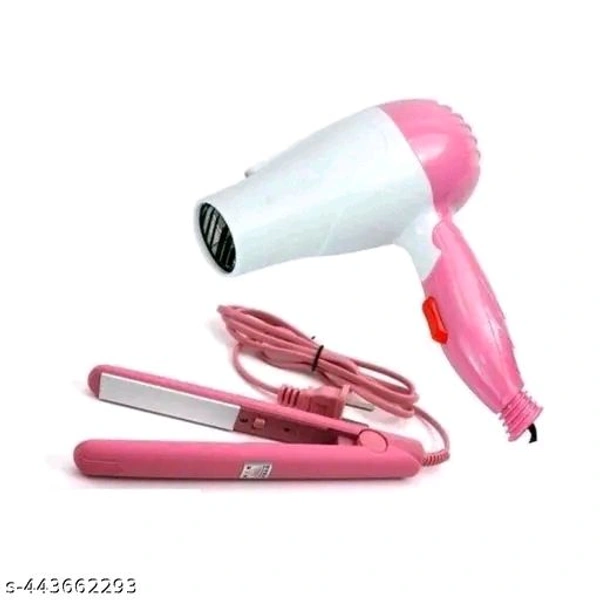 MINI STRAIGHTNER+DRYER 1290 COMBO PACK - Pink Lace