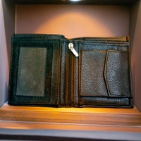 Levi's Men's Premium Leather Wallet – Stylish & Durable | Levi's Brand - Free, Black