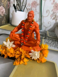 Orange Meditating Hanuman Ji Murti,🐒🙏