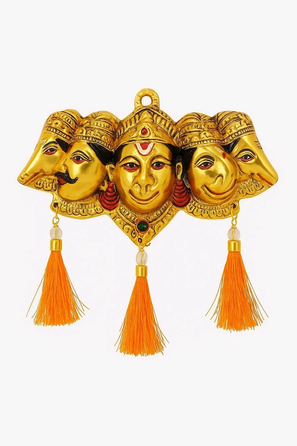 Vastu Shanti Metal Panchmukhi Hanuman Hanging