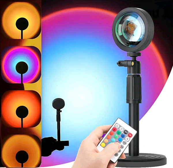16-Color Projection
Lamp with Remote Control - Free