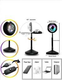 16-Color Projection
Lamp with Remote Control - Free