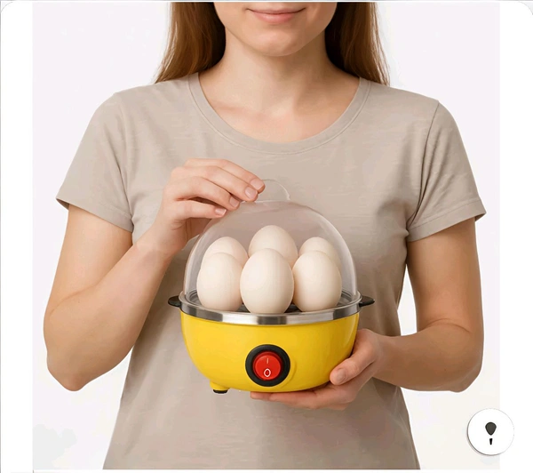 SmartBoil 7-Egg Boiler & Multi-Function Food Steamer | Rapid Cooking, Auto Shut-Off, One-Touch Control | Multicolor