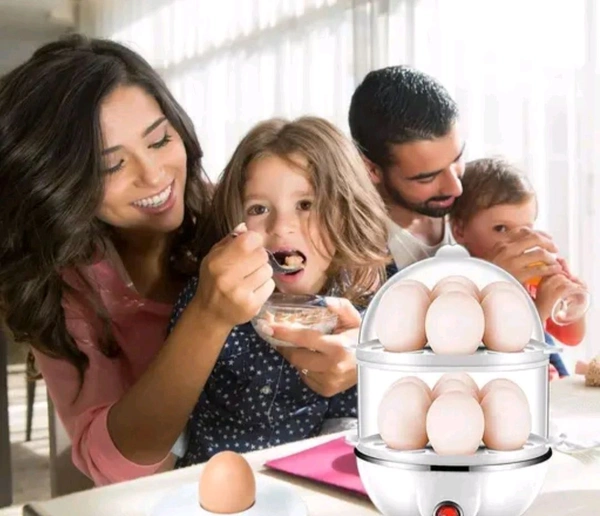 SmartBoil 7-Egg Boiler & Multi-Function Food Steamer | Rapid Cooking, Auto Shut-Off, One-Touch Control | Multicolor