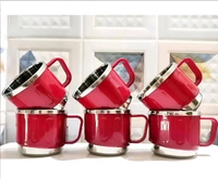 ANIXA CREATION
Anixa Impex Pack of 6 Stainless Steel Tea Cup Set | Steel Cups | Coffee Cups | Payali Set, Mini Cups Set of 6 | Chai ka Cup -Inner Steel Outer Plastic Maroon