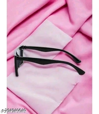 Uv Protection Plastic Sunglasses Check Model  - Black, Free Size